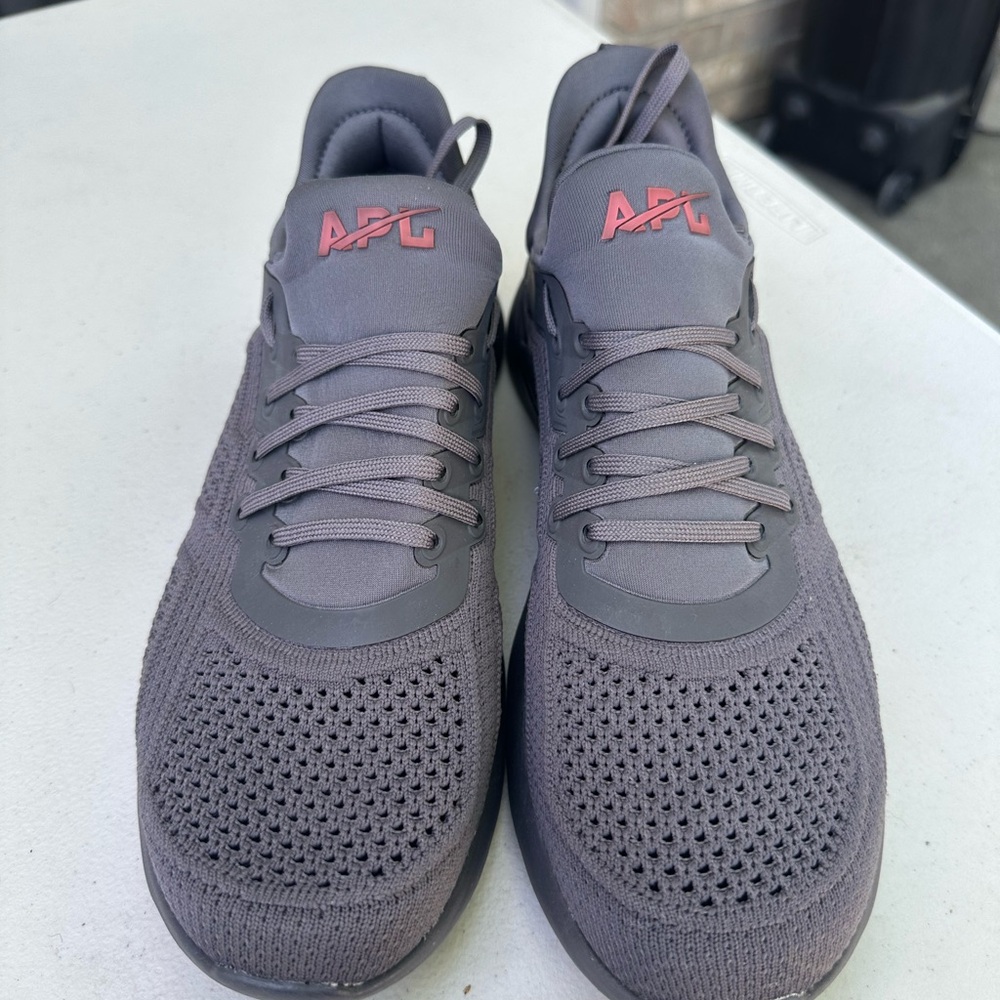 APL Men's Athletic Shoes in Gray and Red